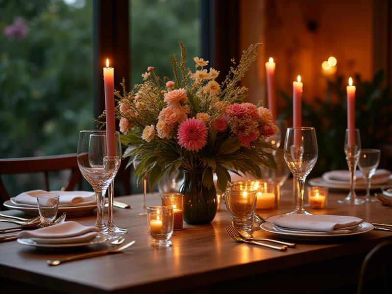 Seasonal centerpieces til et elegant middagsselskab